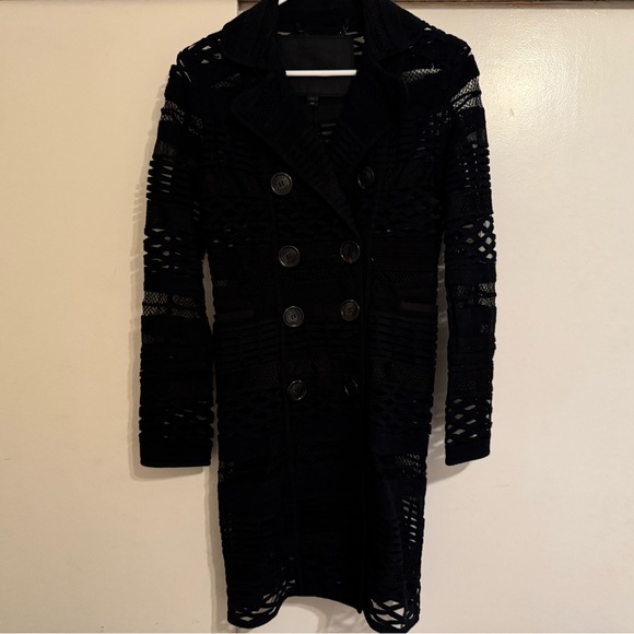 Burberry Prorsum Stunning Lace Trench Coat Jacket - Picture 7 of 8